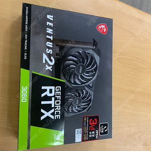 MSI- GeForce RTX 3060 벤투스 2X OC D6 12GB 판매