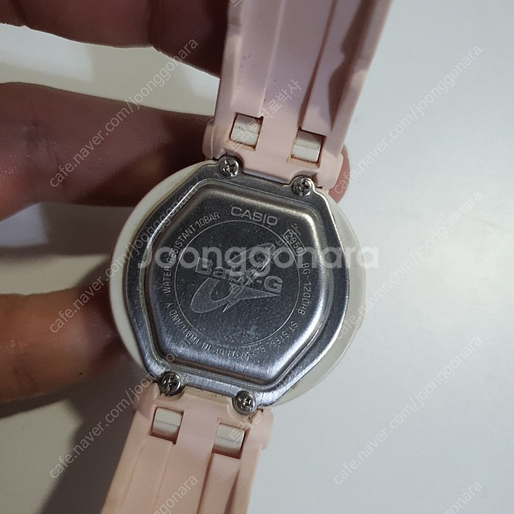 정품 카시오 베이비지 bg-1200hb 시계--2