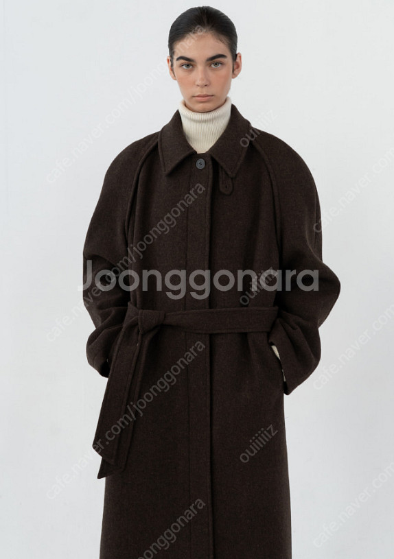 르917 오버사이즈롱코트 브라운 색상 (새상품)--1