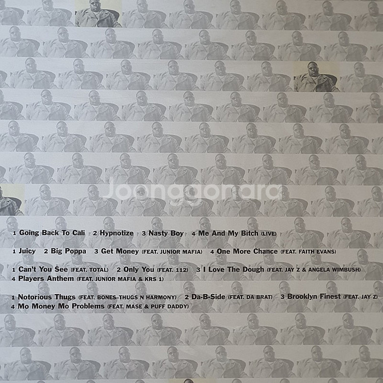 [중고LP] BEST OF NOTORIOUS BIG (...--2