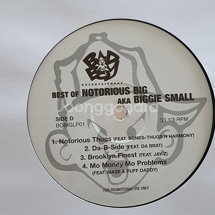 [중고LP] BEST OF NOTORIOUS BIG (...--7