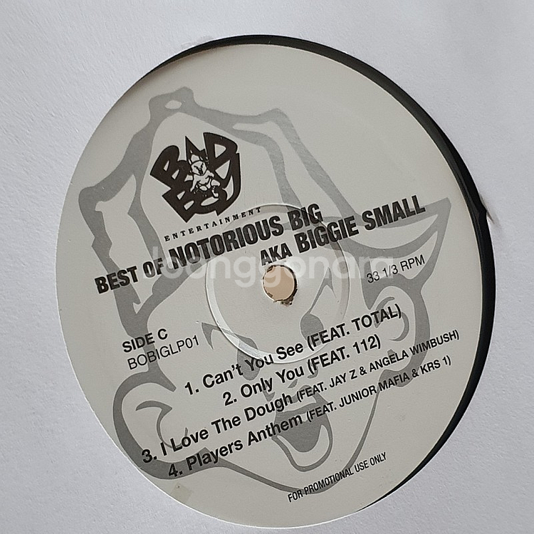 [중고LP] BEST OF NOTORIOUS BIG (...--8