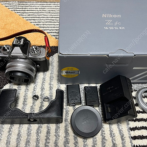 니콘 zfc 16-50kit 실버 + 7장인 35mm f1.2