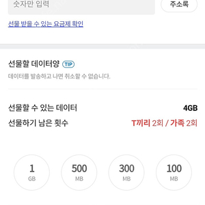 t데이터팔아요 2기가