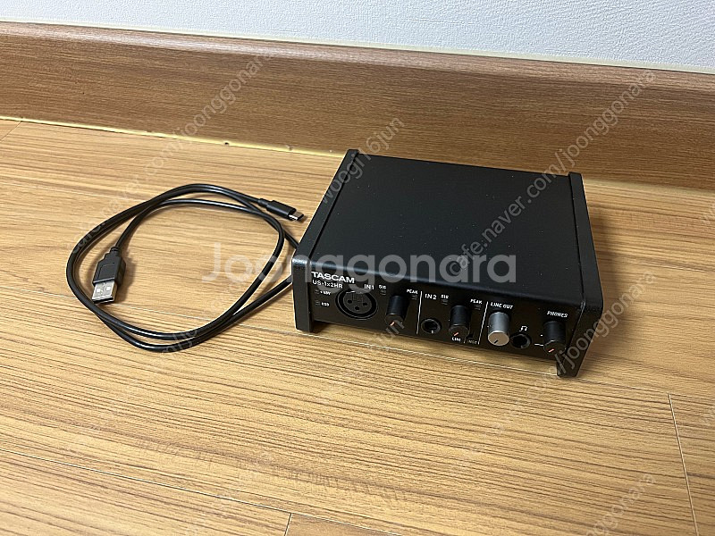 오디오 인터페이스 타스캠 US1x2HR 팝니다.--0