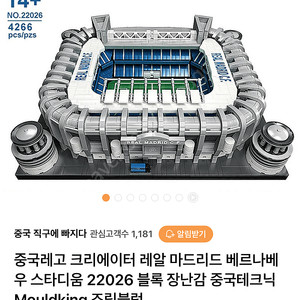 레알마드리드 베르나베우 중국레고 삽니다!