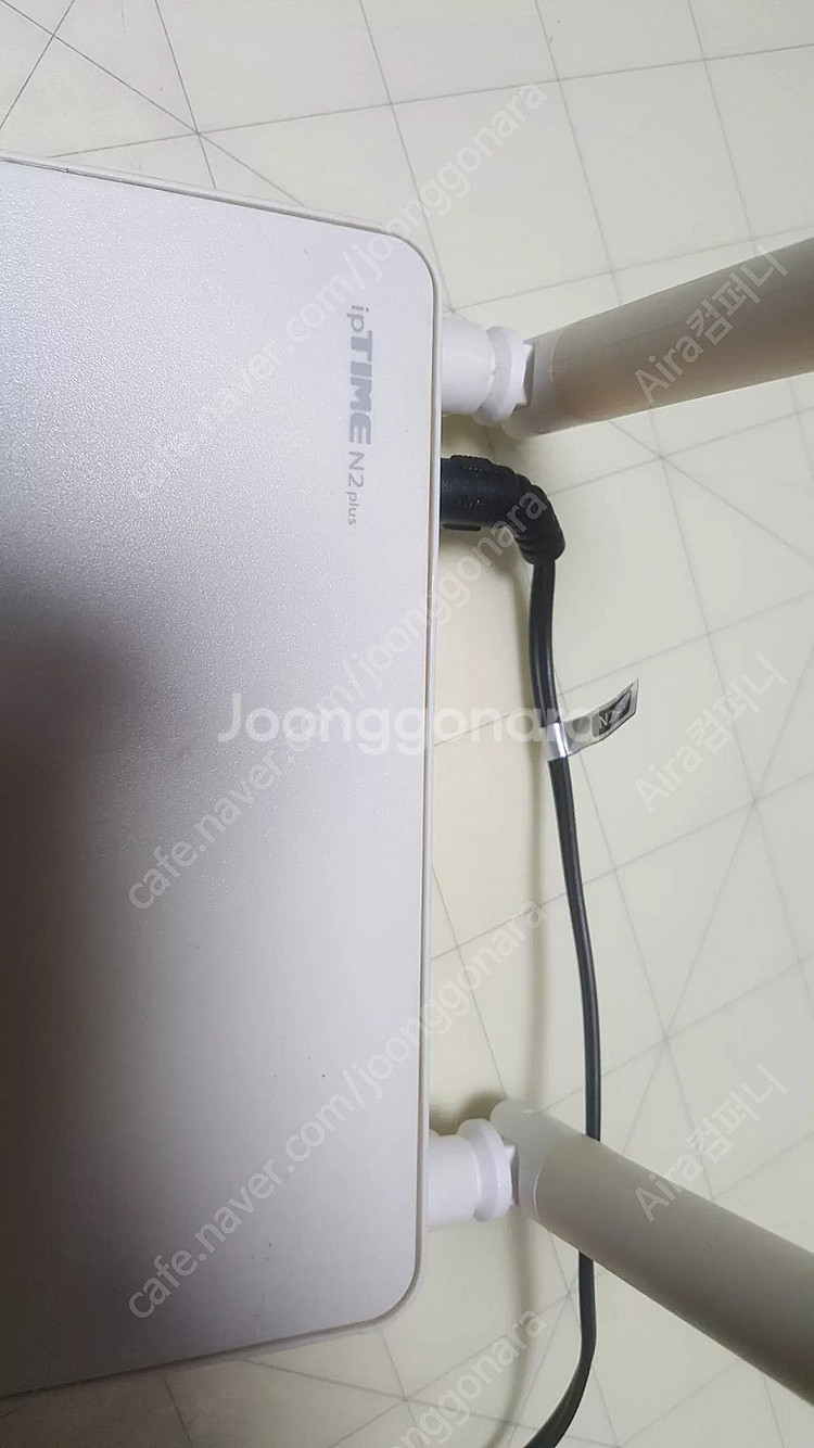 유무선공유기 ipTIME N2 PLUS 팔아요. 설명서는 없습니다--2
