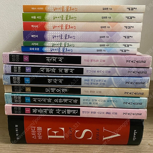 기독교 / 신학 / 주석 / 신앙 ESV 스터디 바이블, 성경 이해 시리즈, 바이블 클래스 시리즈 팝니다.