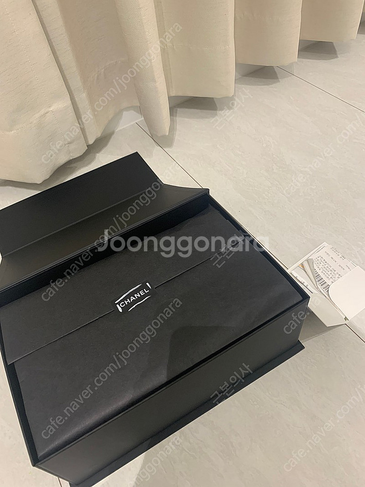 샤넬 클미 언박싱 새제품 클래식 미디움 캐비어 베이지--2