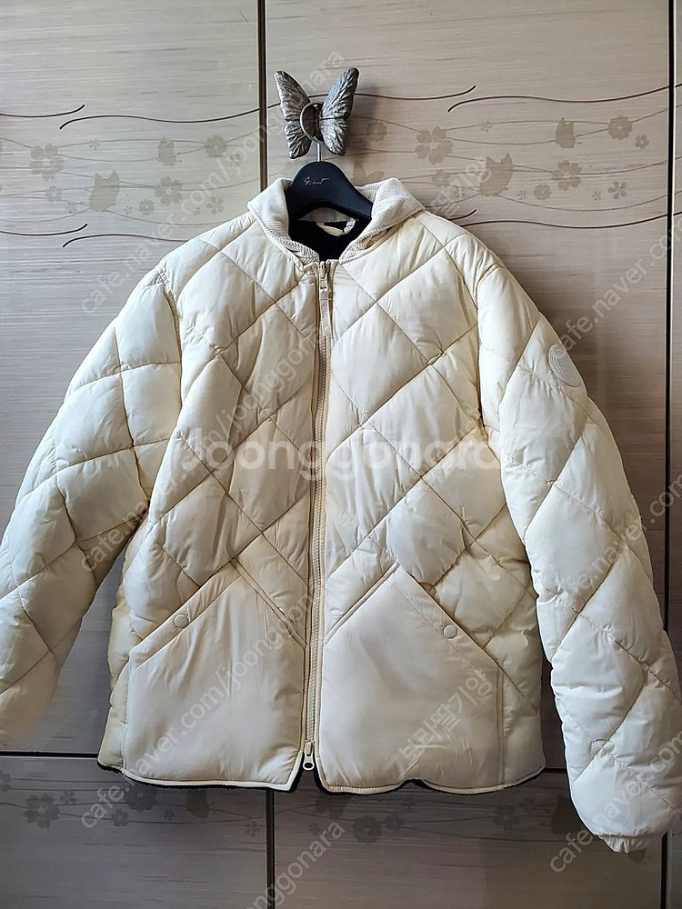 배럴 양면 숏패딩 s사이즈--1