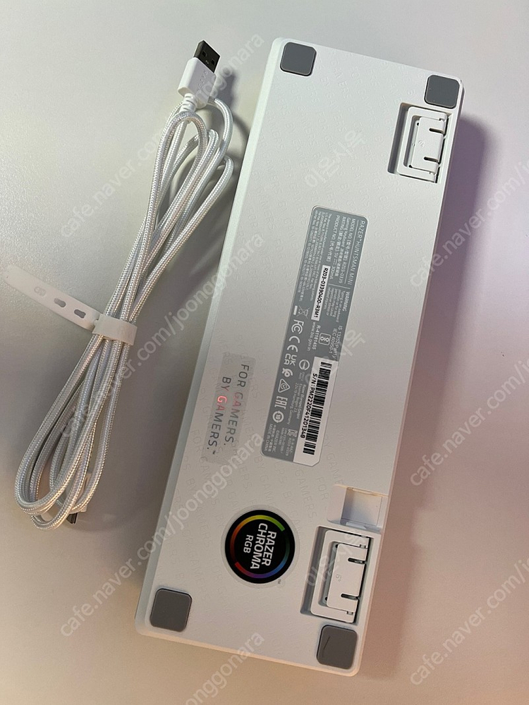 레이저 헌츠맨 미니 적축 화이트 + 블랙키캡세트 + 팜래스트 일괄 팝니다.--5