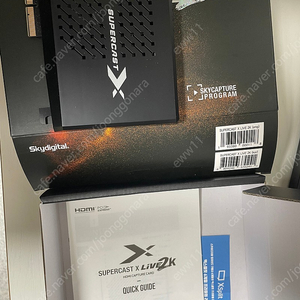스카이디지탈 슈퍼캐스트 X LIVE 2K 캡쳐보드 판매합니다