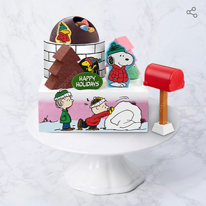 베스킨라빈스 스누피의 슈팅 초코볼 아이스크림케이크 (30000짜리)