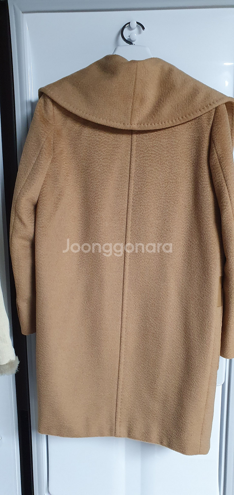 MAX MARA 정품 막스마라 카멜 미디코트 / 블랙 ...--7