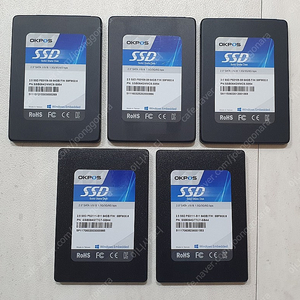 2.5인치 ssd sata3 64gb 5개 일괄 (택포)