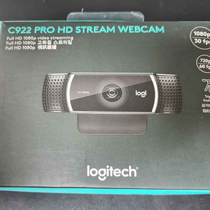 로지텍코리아 C922 PRO STREAM WEBCAM (정품) 개봉만한 새제품 판매 합니다