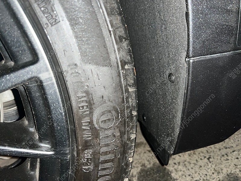 g80 dh 콘티넨탈 프로콘택트 rx 19인치 타이어 1대분--6