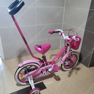 삼천리자전거 어린이 미키자전거 핑크컬러
