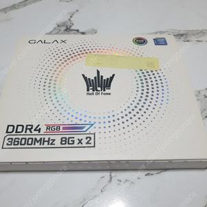 갤럭시 DDR 4 HOF 8G x 2 3600MHZ