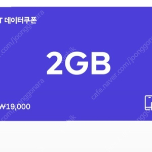 SK 데이터쿠폰 2GB