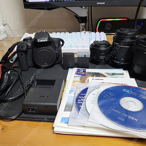 캐논 750d 팝니다.(렌즈3개, 가방3개)