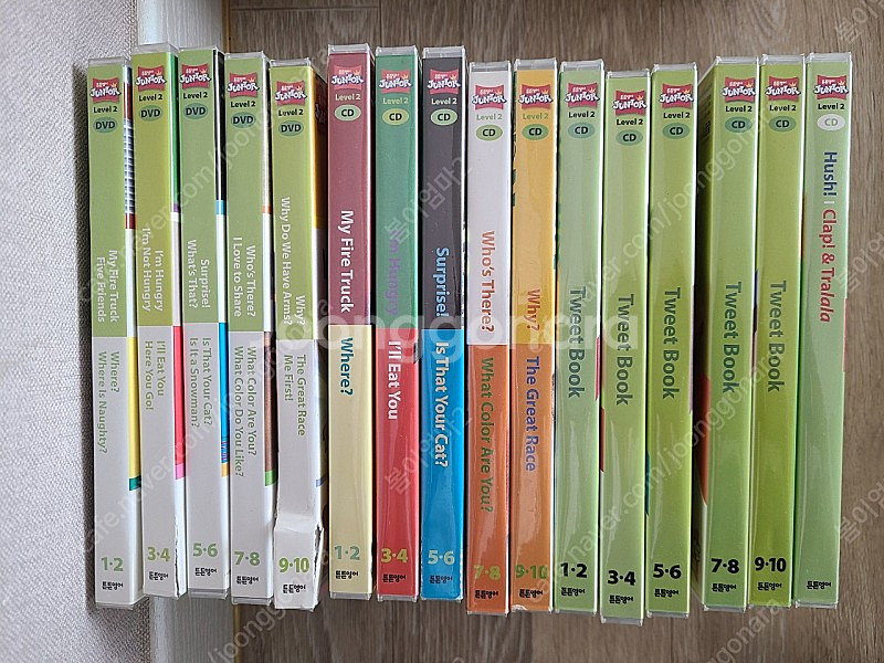 튼튼영어 주니어 1, 2, 3 (8만) 세이펜 음원 메...--8