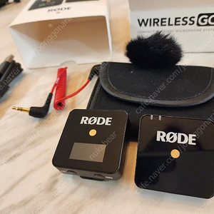 로데 무선마이크1,2 rode wireless GO1,2 기타마이크