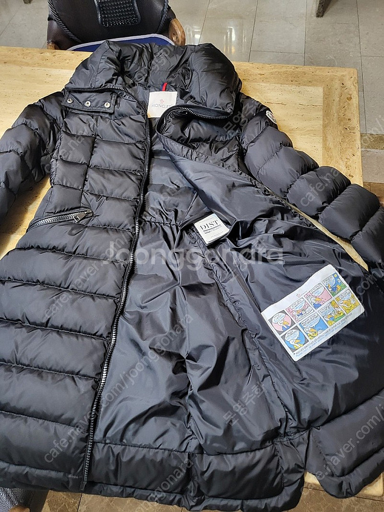 몽클레어 플라메트 블랙 0 사이즈 판매합니다.--9