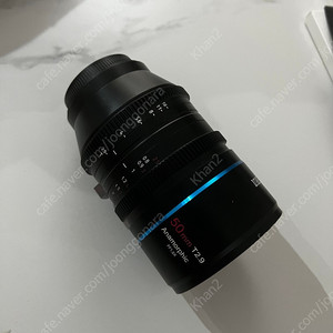 SIRUI 시루이 50mm T2.9 1.6x풀프레임 Anamorphic Lens 아나몰픽 RF마운트 팝니다. ( 캐논 )