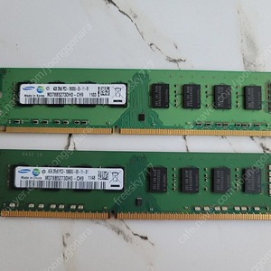 [ram] 삼성 4gb pc3-10600U 2개