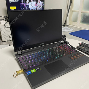 기가바이트 어로스 15P KD 블랙(i7-11800/RTX3060/32GB/512GB)