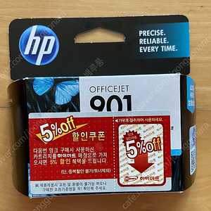 Hp officejet 프린터 잉크 901 CC656AA (컬러) 하이마트 정품