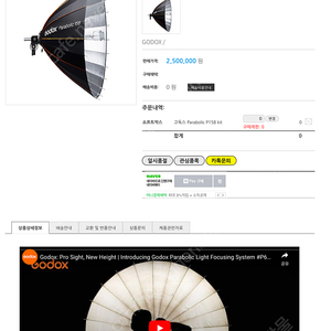 고독스 파라볼릭 p158 kit 고독스 parabolic p158 kit