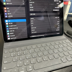 아이패드 프로 +정품 키보드 케이스 11인치 1세대 256gb 셀룰러 팝니다