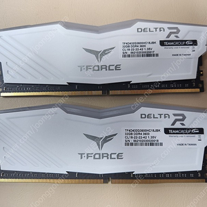 TEAMGROUP[팀그룹] T-FORCE DDR4 3600 32GB (2장)