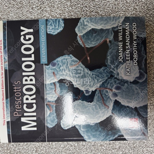 Prescott's microbiology 11th edition 미생물 전공책 팝니다 (새책)