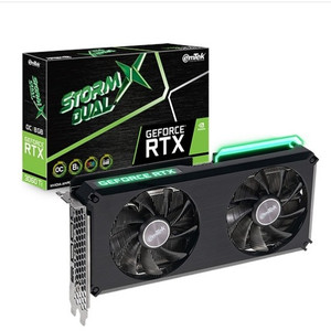 이엠텍 지포스 RTX 3060 Ti STORM X Dual OC D6 8GB 미개봉