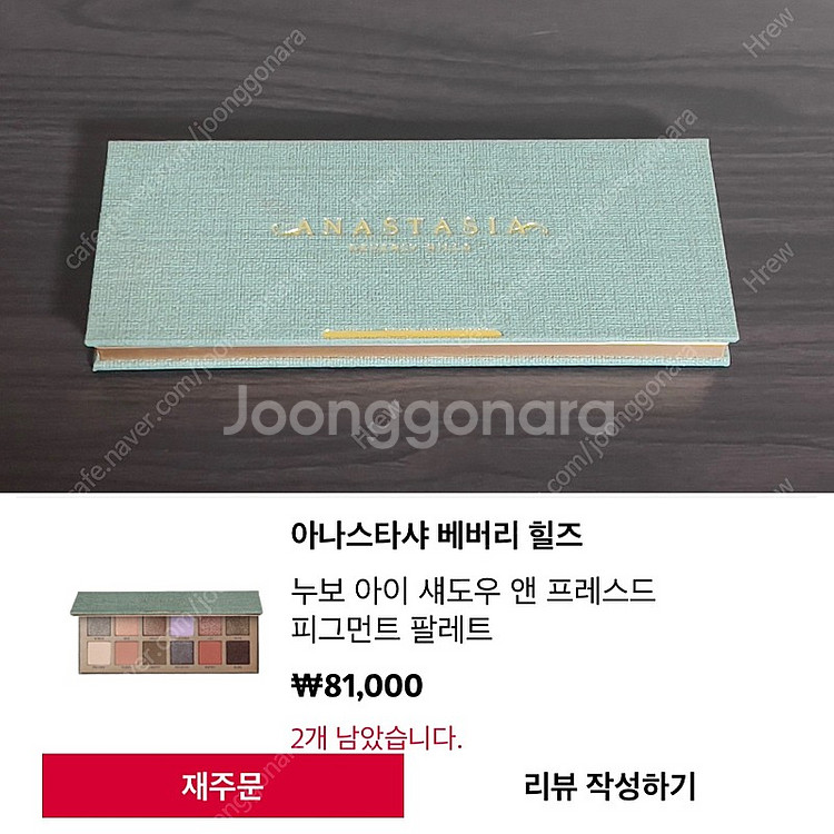 아나스타샤베버리힐즈 누보 아이섀도우 앤 프레스드 피그먼...--1