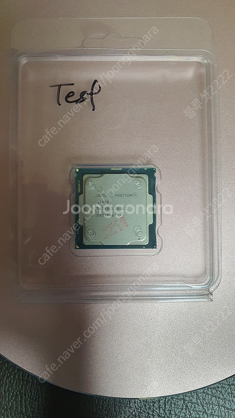 인텔펜티엄골드cpu g5400--2