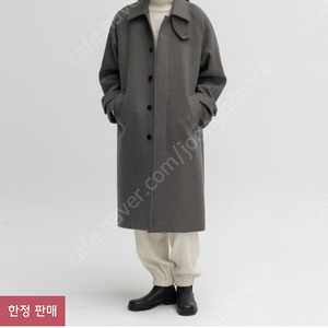 인사일런스 MTR 캐시미어 발마칸 코트 Brown grey L사이즈