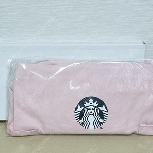 스타벅스 RTD 스프링 핑크 캔버스백 상자포함 비닐미개봉