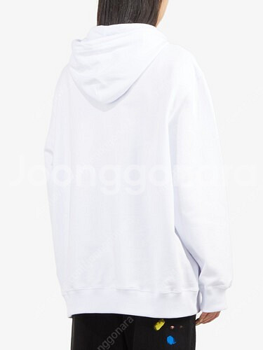 MSGM 하트로고 후디 화이트 (XS사이즈)--6