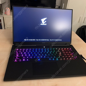 [판매완료]GIGABYTE AORUS 17 XE5 기가바이트 어로스 17인치 노트북 (﻿DDR5 16GB/SSD 1TB/Intel 12th i7/RTX3070ti)