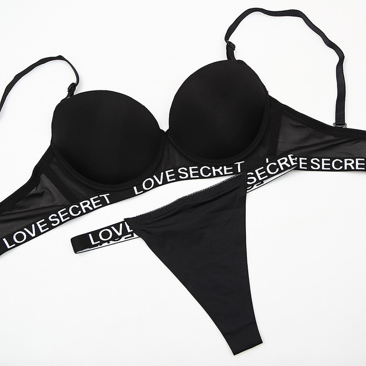 왕뽕 티팬티세트 사이즈선택 심플 밴드 T팬티 브라팬티세 이미지