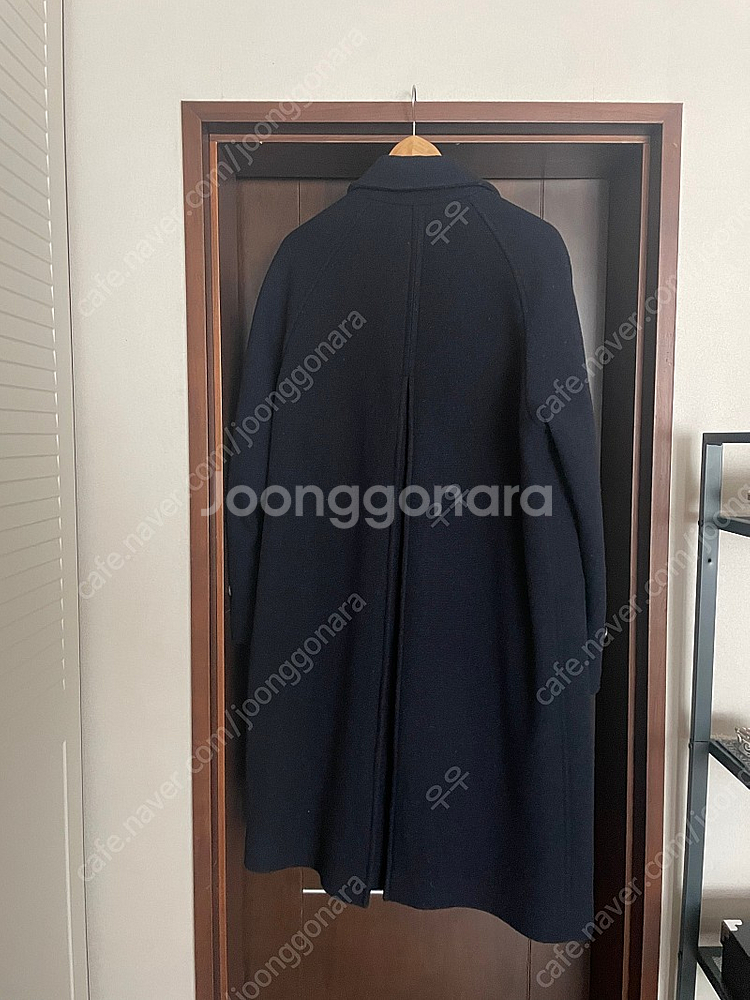 드레익스 21AW 네이비 울 레글런 코트 40사이즈--1