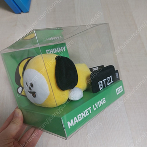 라인프렌즈 BT21 CHIMMY 마그넷 라잉 인형세트