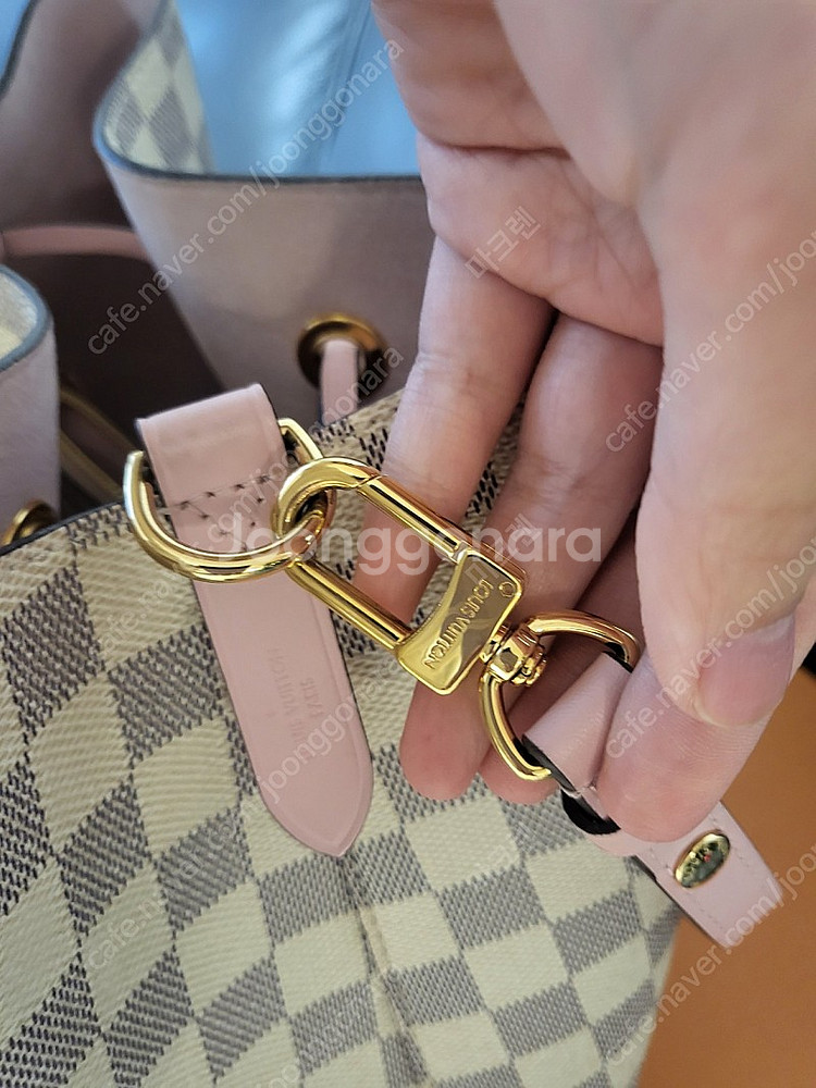 루이비통 네오노에 다미에 아주르 버킷백--4