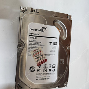 고장 시게이트 바라쿠다 2TB HDD