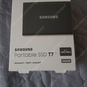 삼성 SSD T7 500GB SAMSUNG PORTABLE SSD T7 판매합니다.