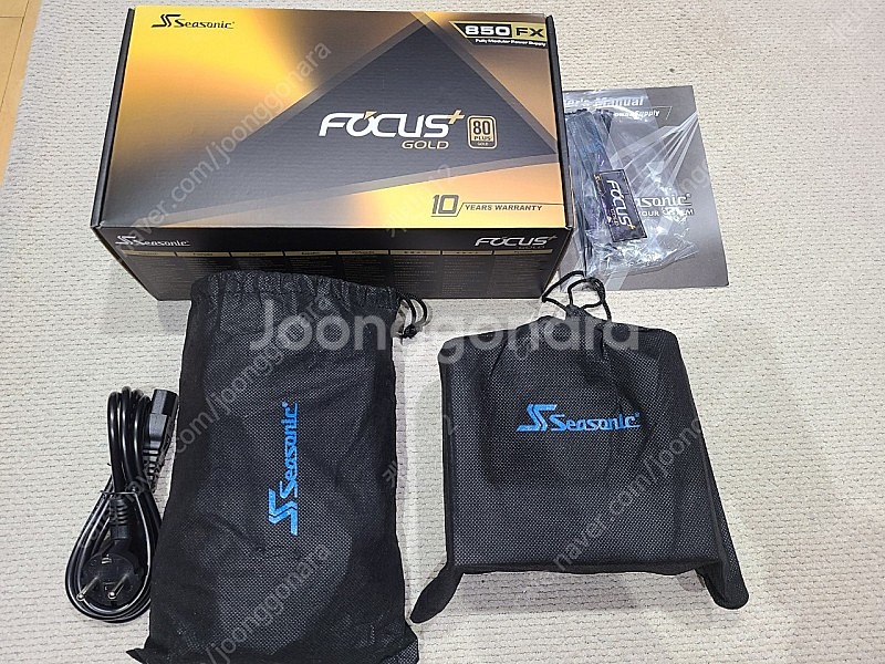 시소닉 포커스 풀모듈러 850W 미개봉급 파워--6